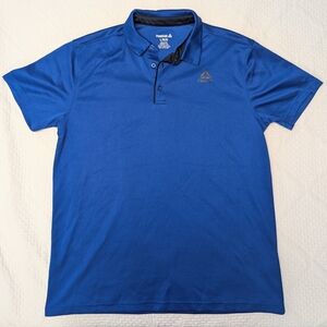 Reebok Men's Blue Polo Shirt L